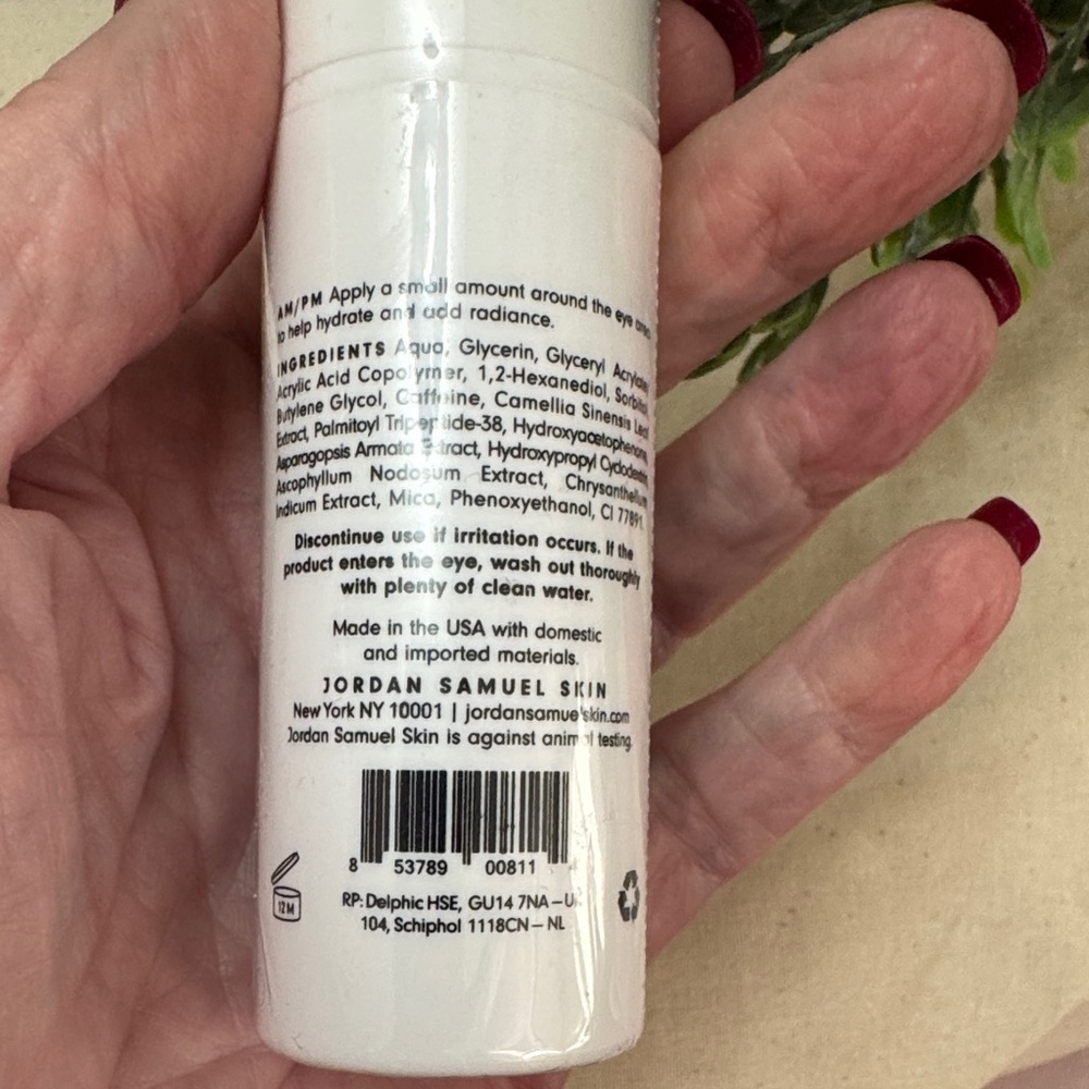 Jordan Samuel Skin Performance Eye Gel - NEW - Picture 4 of 4
